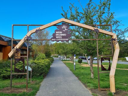 Das Rebentor - Start vor der Therme Loipersdorf