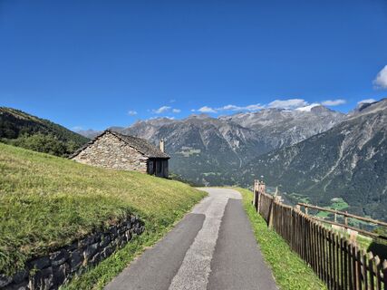Foto von Markus Christen entlang der Tour