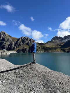 Foto de Felix Gschossmann a lo largo del recorrido
