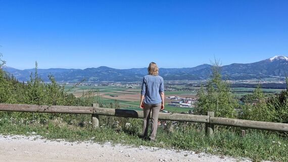 Aussichtsreich geht es bergauf