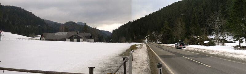 Wanderstart von der Landesstraße