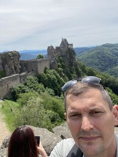 Foto von László Pejdl entlang der Tour