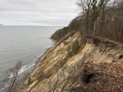 Photo de Norbert Herbig le long du parcours