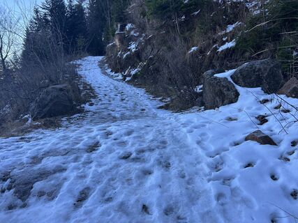Foto de Gianfranco Idini a lo largo del recorrido