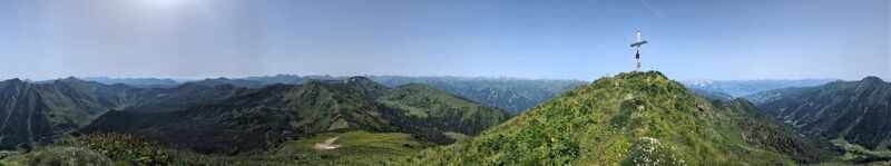 Foto von Klaus Lehner entlang der Tour