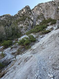 Photo de Jasmin Mainhart le long du parcours