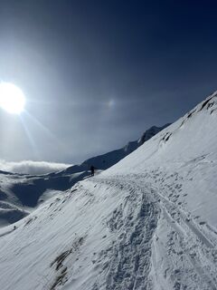 Foto von Tabea entlang der Tour
