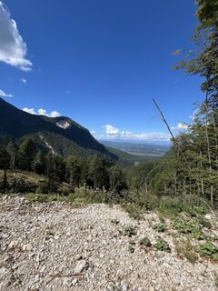 Foto von Maria Kristan entlang der Tour