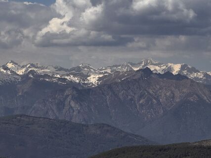 Photo de Fabio Rossini le long du parcours