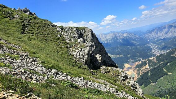 Foto von Veronika Strauss entlang der Tour