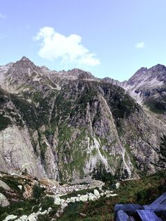 Photo de Valerio Bertoni le long du parcours