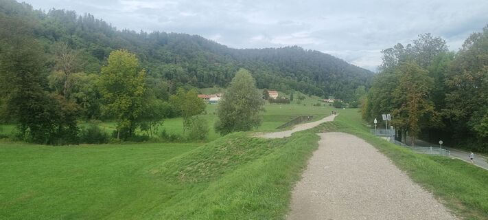 Photo de Ronald Keele le long du parcours