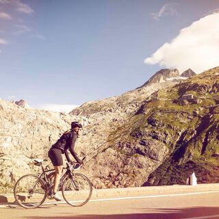 Radfahrer, Furka-Pass