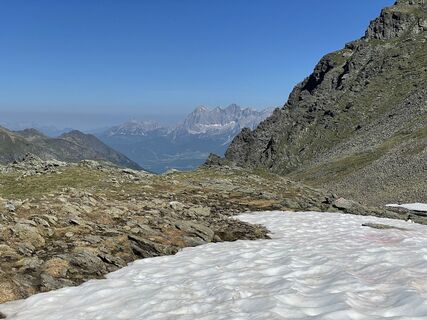 Photo de Gerda Dobler le long du parcours