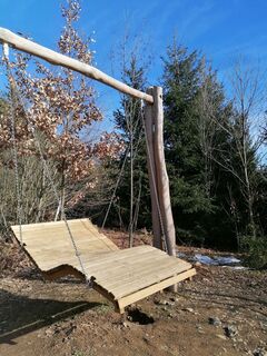 Foto von Dagmar Hofer entlang der Tour