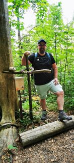 Foto von Klaus Lehner entlang der Tour