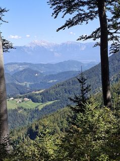 Foto von Jožica Pufek entlang der Tour