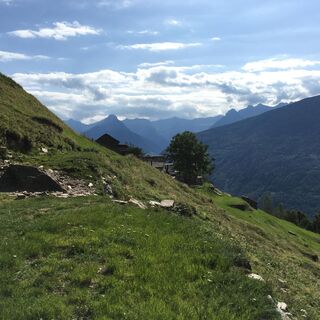 Wanderweg aus der keltischen Zeit im Malvagliatal