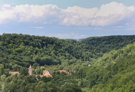 Blick auf Detwang