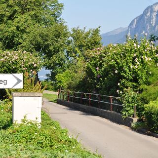 Immer dem Strandweg entlang bis Murg