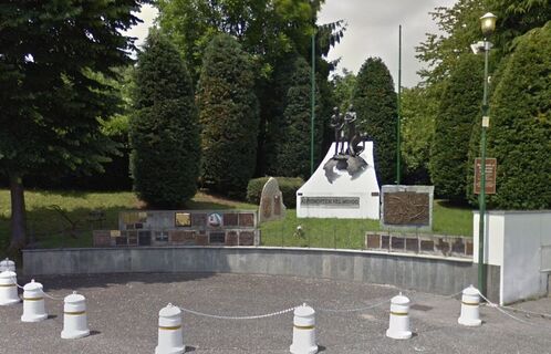 Das Denkmal für die Piemontesen in der Welt in San Pietro V.L.