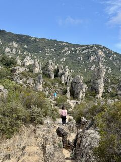 Foto von Sam Van de Velde entlang der Tour