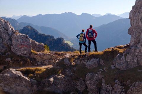 Hüttenwanderung - königliches Hüttenquartett