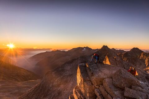Sonnenuntergang Säuleck