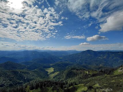 Foto von Helmut Wolfgang entlang der Tour