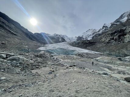 Foto från Michael Schaepman under resans gång