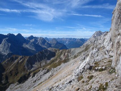 Stelle der "Kletterpartie"