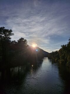 Photo de Silvia Hüfinger le long du parcours