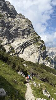 Foto von Irmi Hajszan-Libiseller entlang der Tour