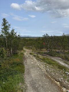 Fotografia z Justin Rider na trase