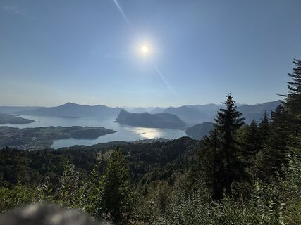 Foto von Dominik Wymann entlang der Tour