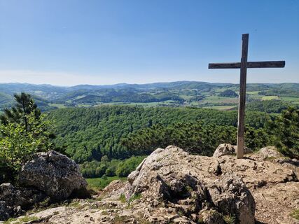 Foto von Claudia Maurer entlang der Tour
