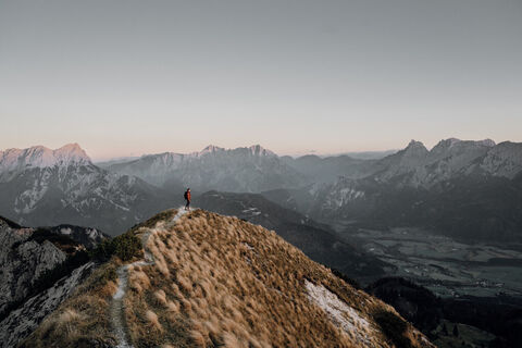 Blick von der Admonter Warte ins Gesäuse