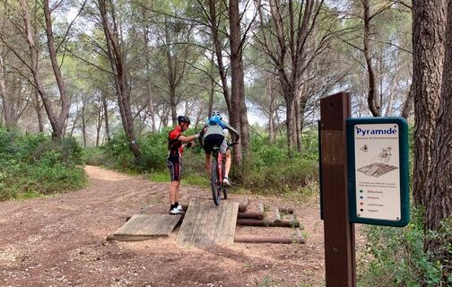 Mountainbike-Animationsstrecke Bessilles