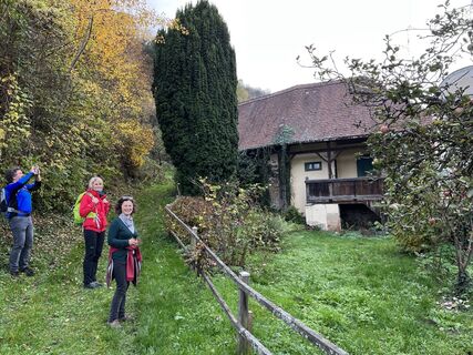 Photo de Hans Krieger le long du parcours