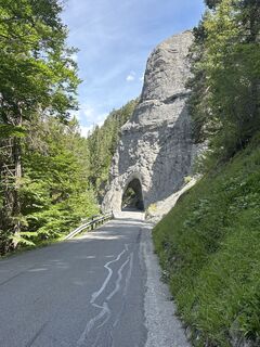Foto von Andrea Anliker entlang der Tour