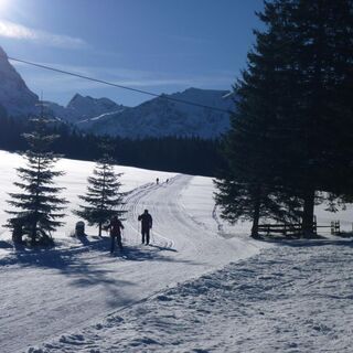 Die Loipe zum Vilsalpsee