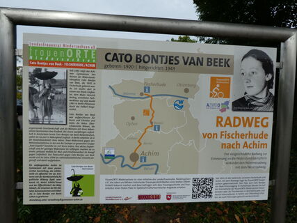 Informationstafel Cato van Beek-Radweg