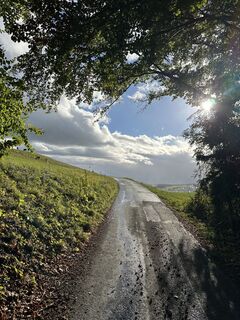 Foto von Luis Huber entlang der Tour