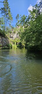 Photo de Bert le long du parcours