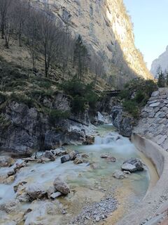 Foto de Luca Sangiorgio a lo largo del recorrido