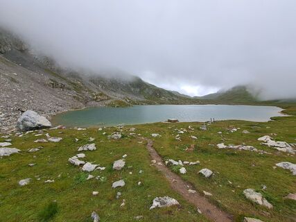Zdjęcie z Sissa Ferrero wzdłuż trasy