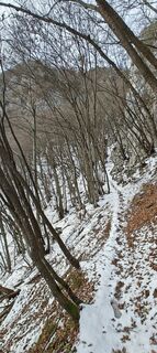 Photo de Daniele Spezia le long du parcours