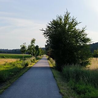 Weg altes Bahngleis von Pocking nach Thalling