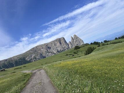 Foto de Betina Rauch a lo largo del recorrido