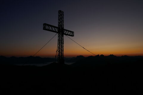 Stein am Mandl kurz vor Sonnenaufgang
